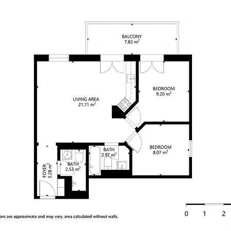 Apartment Pracondu 2 Outdoor & Fun Superieur 3 Pieces 6 Pers